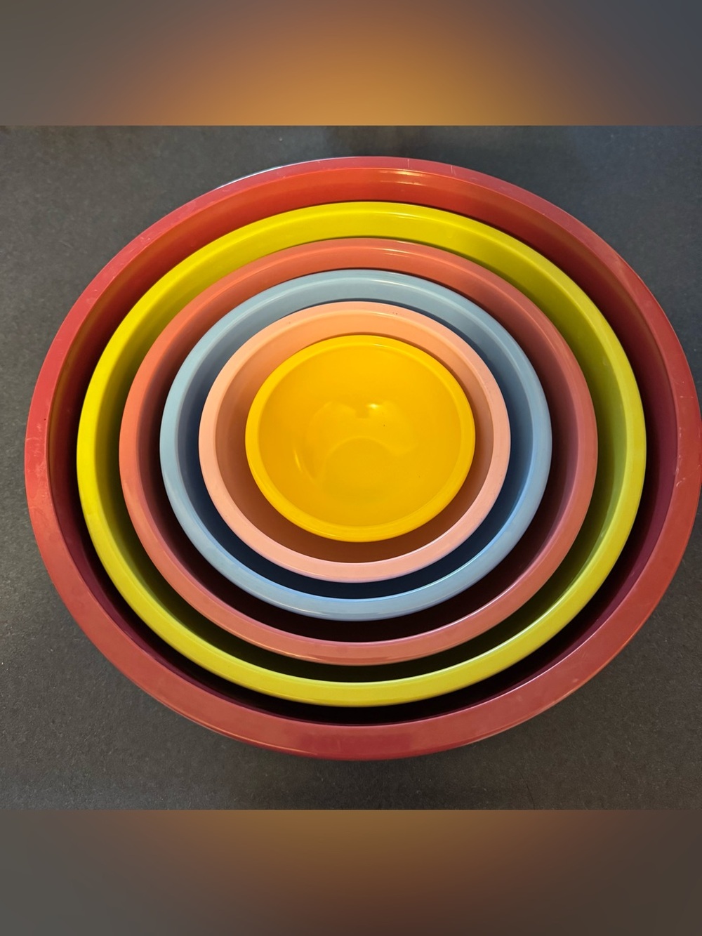 Colorful Nesting Bowls Set - Multicolor